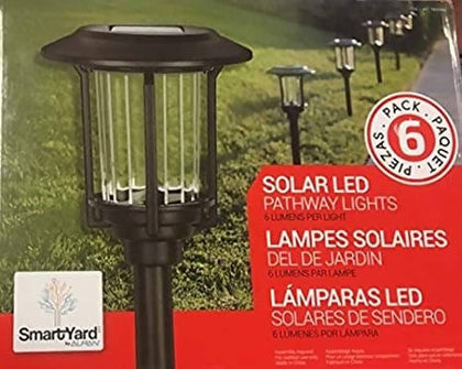 Smart Yard Pathways Lights 6 pk A great way to resolve this is to install SmartYard Solar LED Pathway Lights-70214