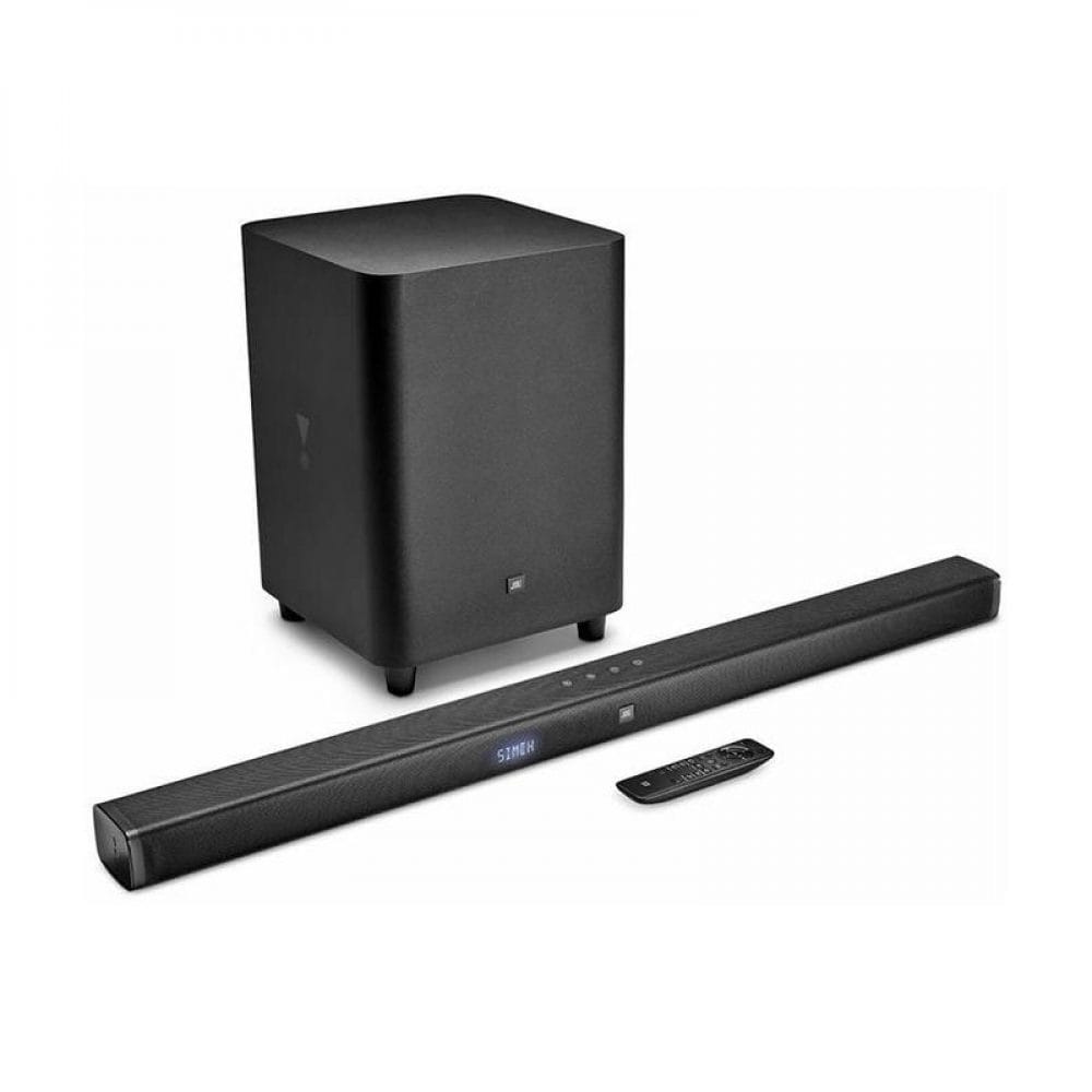 JBL Bar 2.1 Deep Bass 2.1 channel soundbar with wireless subwoofer Your movies and music have never sounded so good.JBL Surround Sound instantly brings movies, games, sports and music to life - JBLBAR2.1 Hannah's Variety Store