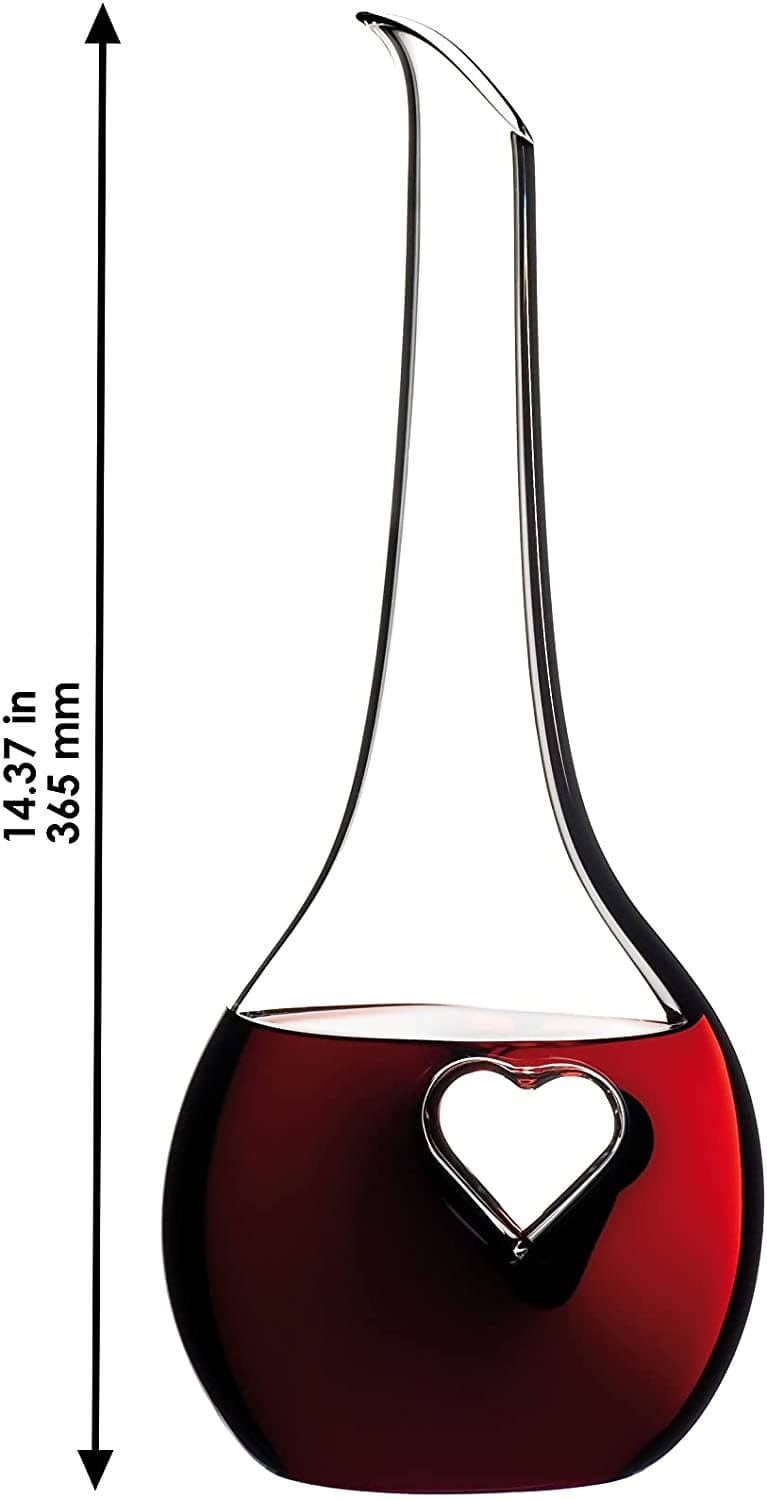 Riedel Decanter Black Tie Bliss R.Q. allows you to free your wine from the grasp of an air restricting bottle by letting it flow into an elegant glass decanter - 2009/02