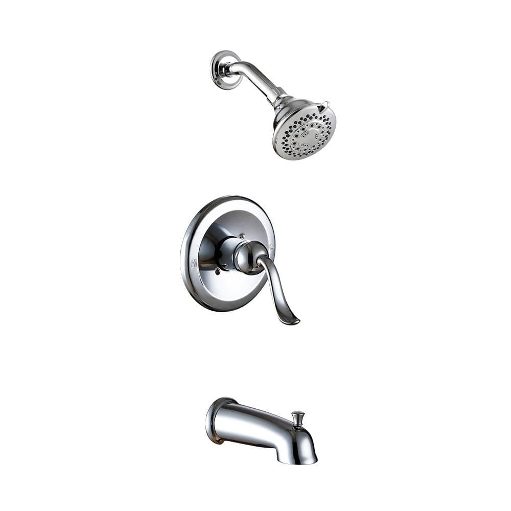 Aquarius Pressure Balanced Bathtub & Shower Mixer, CHROME - T101-CP MEGA