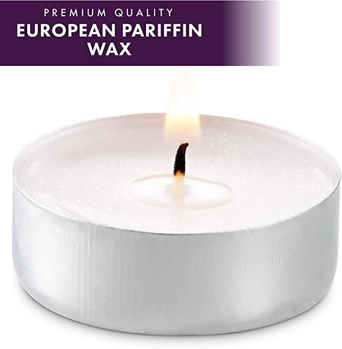 Yummi Unscented Tealights 100pc White, Smokeless, Dripless & Long Lasting Paraffin Tea Candles | Small Votive Mini Tealight Candles for Home, Pool, Shabbat, Weddings & Emergencies - 6991 dayana sifontes