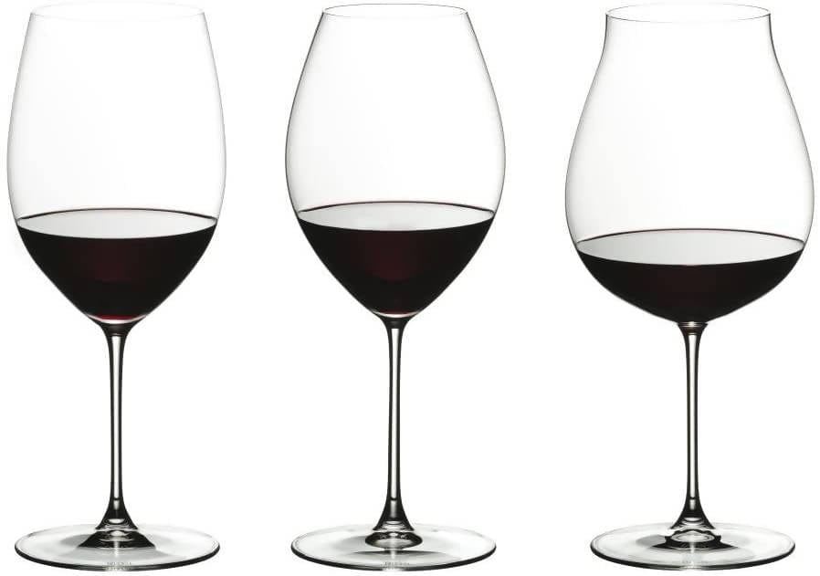 Riedel Veritas Red Wine Tasting Set revolutionizes the grape varietal-specific wine glass. The result is convincing: lighter, thinner and yet dishwasher-safe - for a unique wine-drinking experience - 5449/74 Pie's Variety Store
