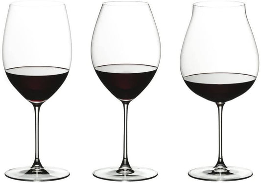Riedel Veritas Red Wine Tasting Set revolutionizes the grape varietal-specific wine glass. The result is convincing: lighter, thinner and yet dishwasher-safe - for a unique wine-drinking experience - 5449/74 Pie's Variety Store