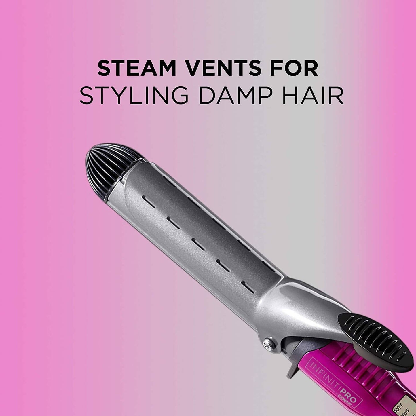 InfinitiPRO by Conair 1 1/4 Inch Nano Tourmaline Ceramic Wet/Dry Curling Iron - C-CD108WFN Pie's Variety Store