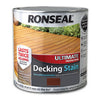 Ronseal Ultimate Decking Stain (Stone Grey) 2.5 Litres Primarily for use on pre-treated decking.- 36911
