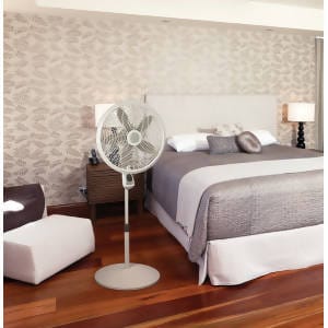 Lasko Pedestal Fan 18" with Remote, Powered by 3 energy efficient speeds, this 5 blade fan with premium grade electric plug in motor is designed to move a lot of air, even on the lowest setting -776776 Hannah Frederick