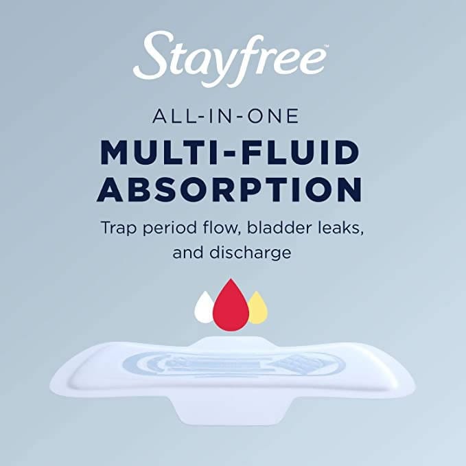 Stayfree Ultra Thin Regular Pads For Women, Wingless, Reliable Protection and Absorbency of Feminine Moisture, Leaks and Periods / 96 units -336630 ebuystt