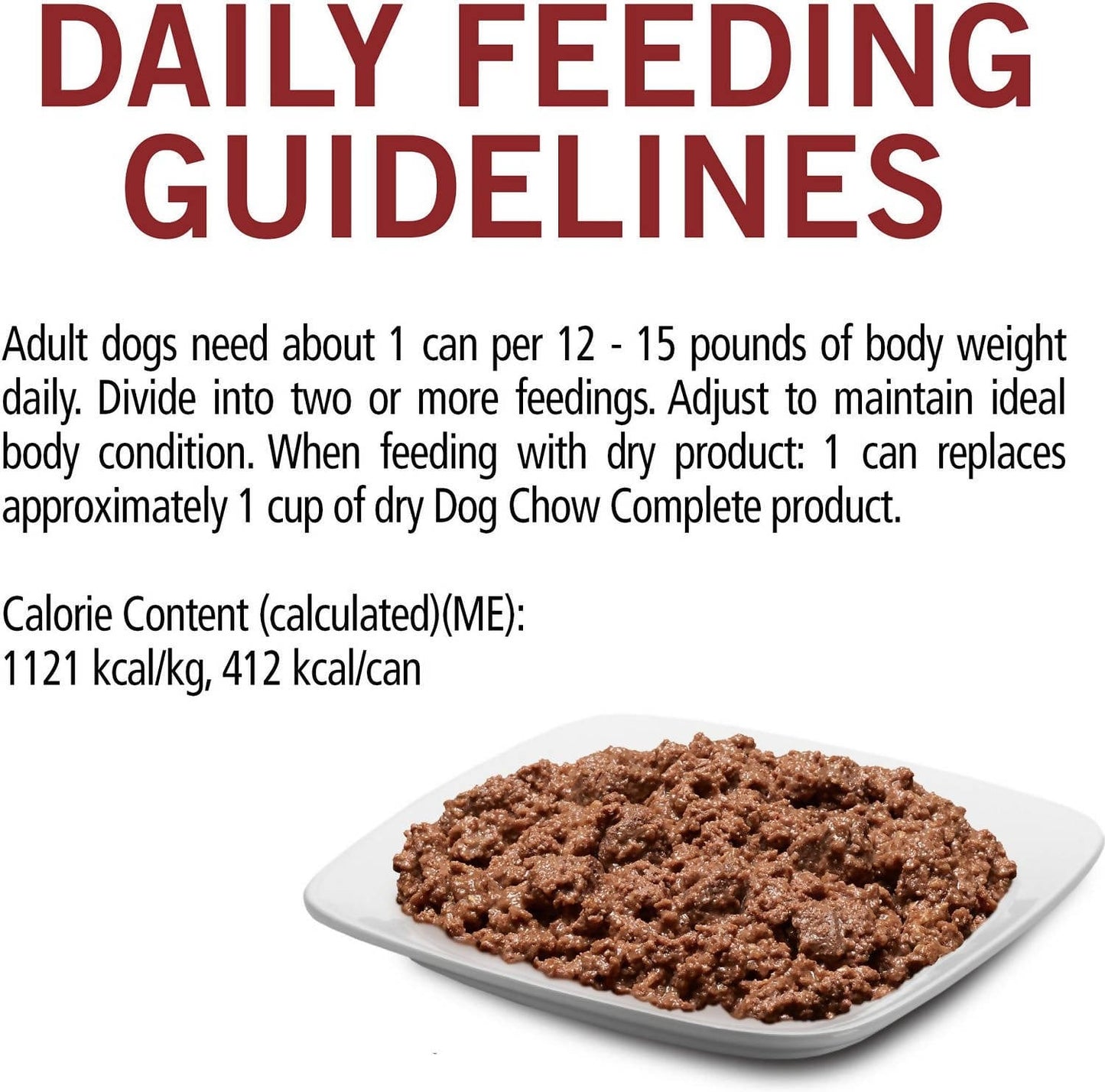 Purina Dog Chow High Protein Beef Classic Ground Canned Dog Food - 01780018349 Pie's Variety Store