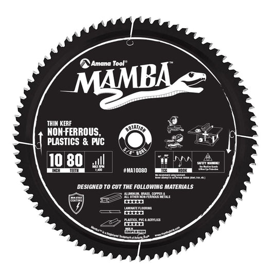 MAMBA SAW BLADE (AMANA TOOLS) #MA10080 MEGA