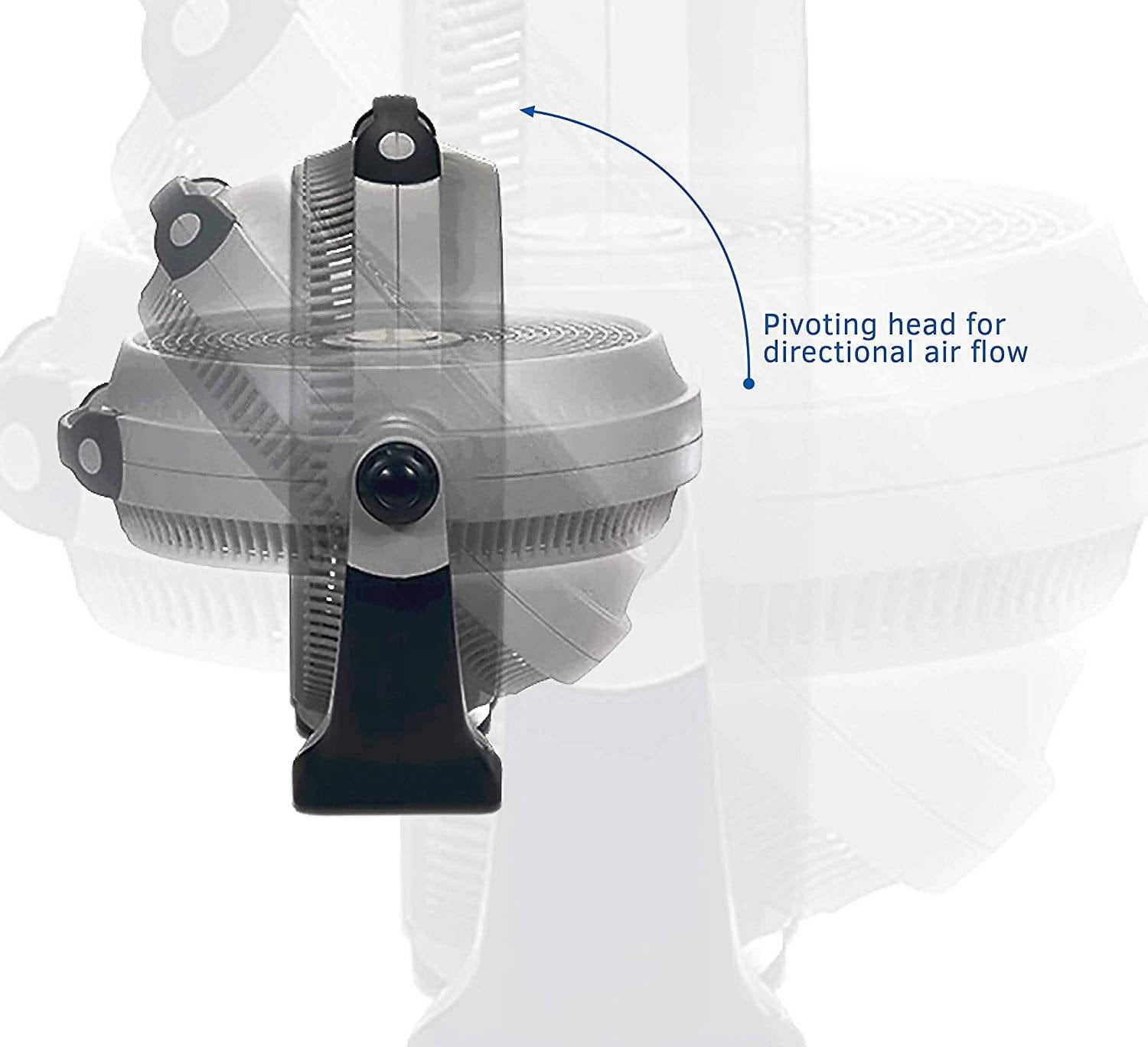 Lasko Wind Machine Floor 20 in - Features 3 high-performance speeds, providing energy-efficient operation with a pivoting head for directional air power. This fan will help keep you cool and comfortable throughout the year - 3364 Hannah Frederick