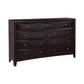 Phoenix 10-Drawer Queen Bed 4PC SET Deep Cappuccino - SET4PC200409Q Pie's Variety Store