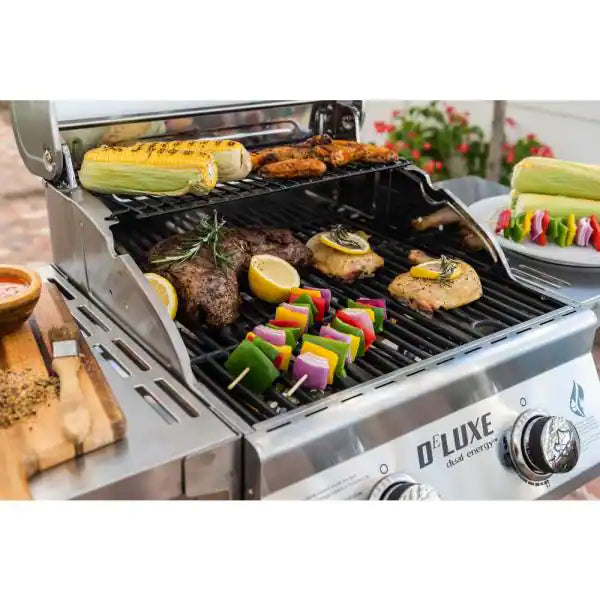 Nexgrill 2-Burner Gas Grill with foldable side shelves is the small space grill that expands your grilling horizons.Enjoy delicious barbecues and good times with this durable Nexgrill deluxe 2-burner black stainless steel gas grill-396873