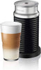 Nestle Nespresso ﻿Aeroccino3 Milk Frother/Heater (Black) allows you to indulge in café-quality drinks like coffee, cappuccinos, latte, hot milk, hot chocolate and flat whites at the push of one button - NESC-465