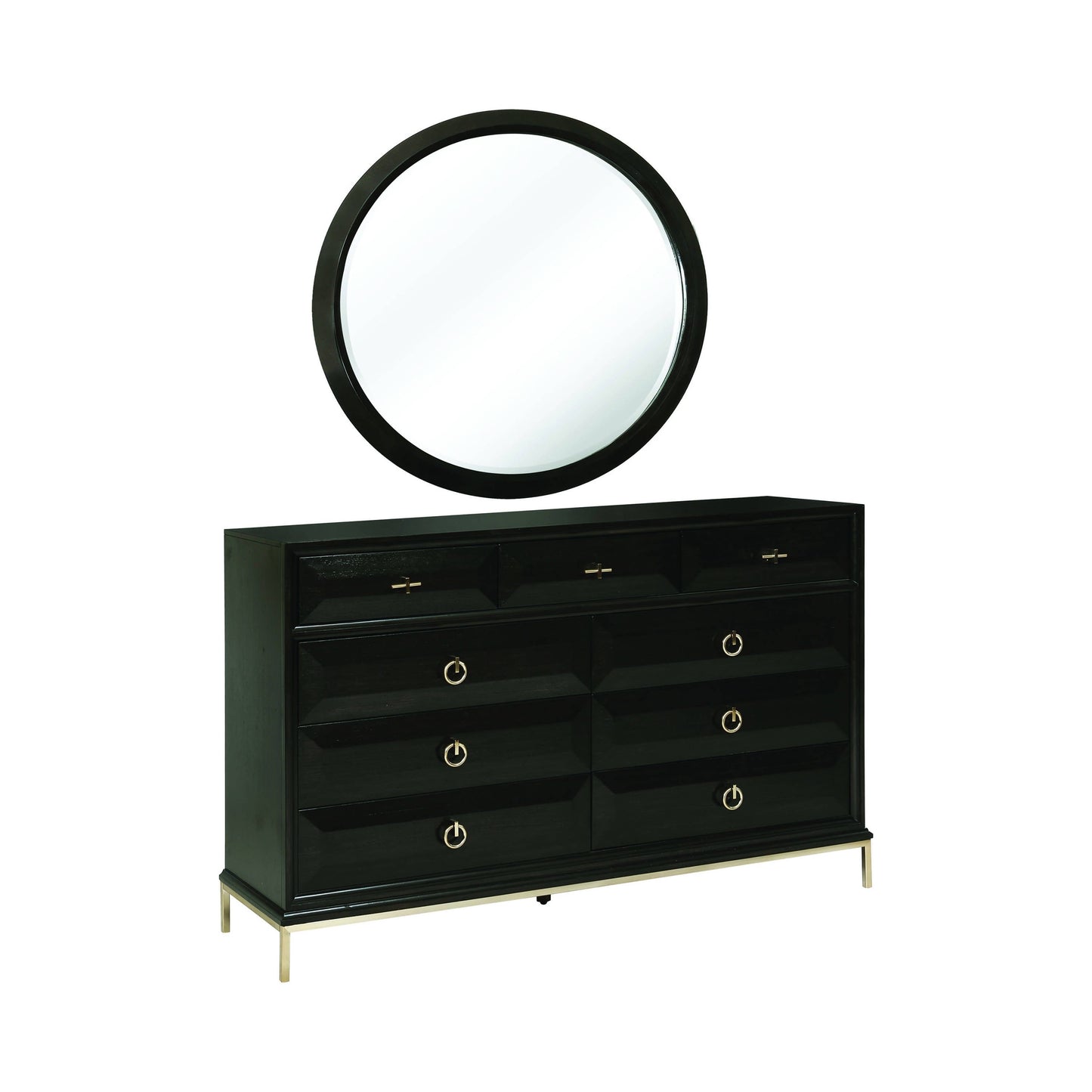 Formosa Round Dresser Mirror Americano Collection: Formosa SKU: 222824 coastmega