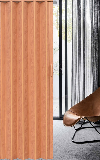 Mega Luxe PVC Accordion Folding Door, suitable for any room in your home or office, Unique Design Saves Space:- Fits opening of 36-inches wide by 80-inches high Mega