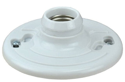 Plastic Lamp Holder, White, 4 Inches - 769W