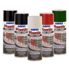 ABRO Plastic Spray Paint Green & Red Colours SPP049