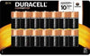 Duracell D Batteries 14pk Long Lasting Power CopperTop All Purpose D Battery For Household And Business-19511