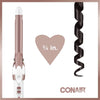 Conair Double Ceramic 3/4 inch Curling Iron (White/Rose Gold) has a higher ceramic content to deliver even heat, fast styling and long-lasting curls - C-CD700GN
