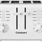 Cuisinart 4-Slice Compact Toaster (White) - CU-CPT-142 Elegant AccScents