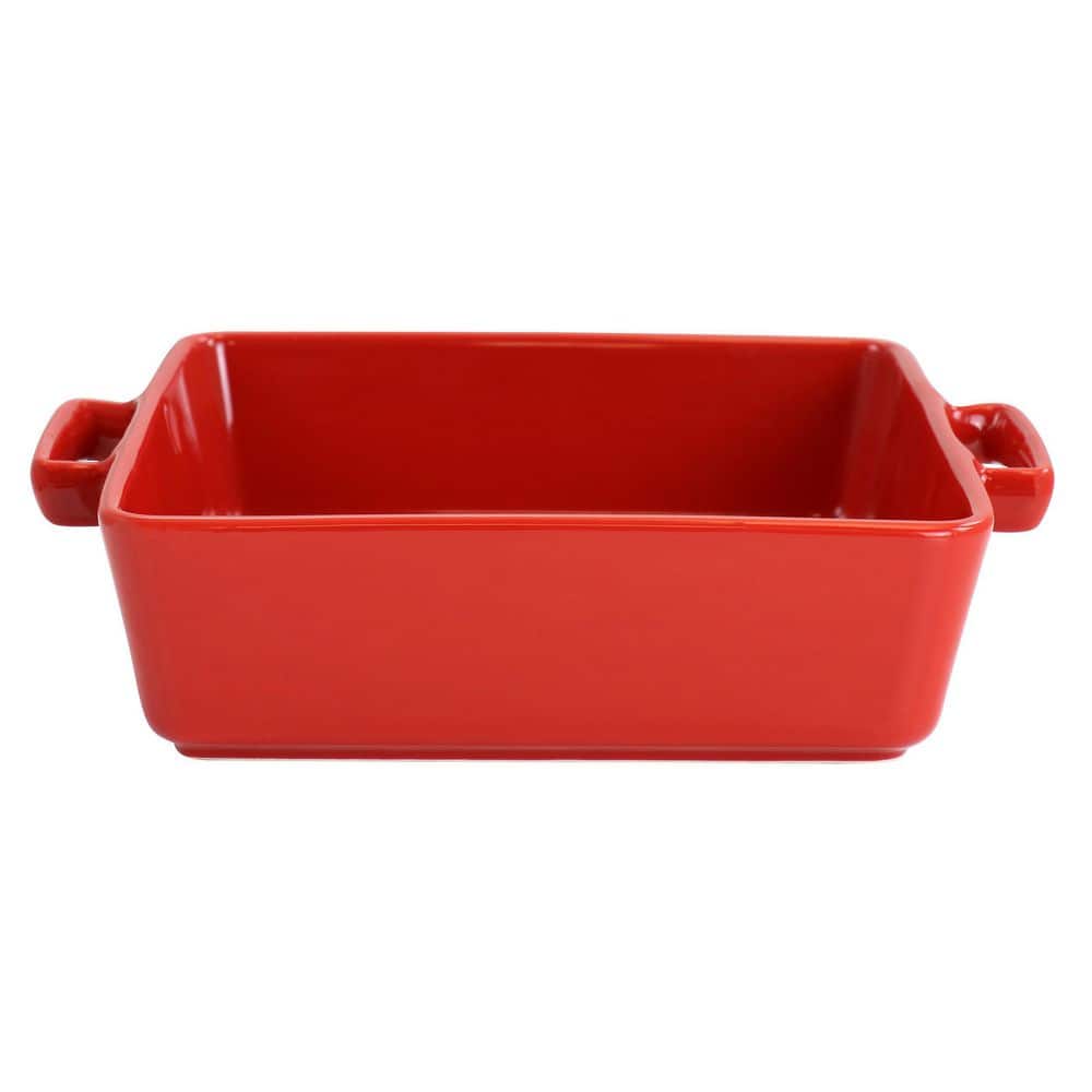 MARTHA STEWART 2PC BAKER SET RED RECTANGULAR & SQUARE - NT-04302 Pie's Variety Store