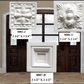 POLYURETHANE MOULDINGS - ROSETTE a decorative addition with any window or doorway molding and casing ebuystt
