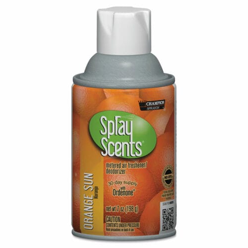 Champion Sprayon Spray Scents Orange Sun Metered Air Freshener  Completely eliminate unpleasant odors and leave a clean, fresh scent in the air. Contains Ordenone. Universal spray -AIRFRESHENER