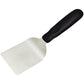 Tablecraft  8.75 inch Stainless Steel Pizza Server with Black Handle Make it easy to serve fresh, hot pizza with this server. Great to have in the kitchen or on the tables for customers to serve themselves-PS225 Hannah's Variety Store