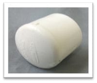 PVC End CAP SCH 40 White MEGA