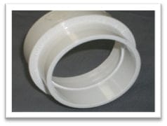 PVC Reducing Bushing SCH 40 White MEGA
