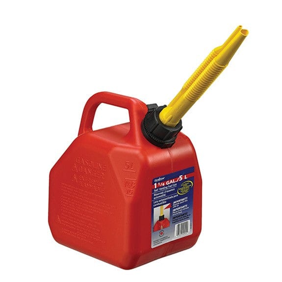 Scepter Self Venting Gasoline Can, Bright Red, With Position Spout. Ideal for Filing Vehicles, Grass Cutters, Generators and More - 07081, 07079, 07622