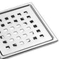 Floor Drain – Floor Drain Stainless Steel 10X10 (4X4 Inch) Centimeter , 2 Inch Connection Central Outlet - CHGM146 MEGA