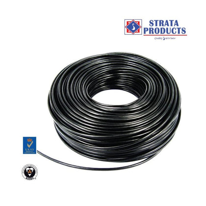 Strata Single, Single Cable 4.0mm, Durable, Plastic Coated Wire, HO7V