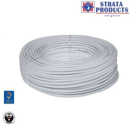 Strata Single, Single Cable 4.0mm, Durable, Plastic Coated Wire, HO7V MEGA