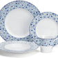 Cuisinart Aleria Brown Collection 16-Piece Porcelain Dinnerware Set - CU-CDP01-S4ADB Elegant AccScents
