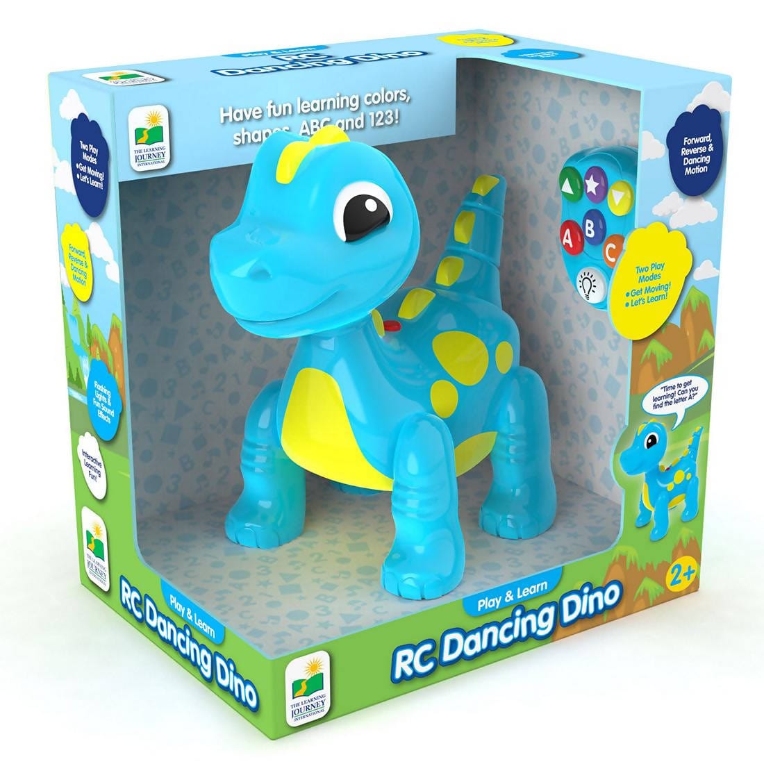 Learning Journey Junior Rc Dino/Unicorn It’s time to get up and get moving.The Early Learning Remote Control ABC Dancing Dino will interact with your child and lead them to dance, to answer questions, and to explore sounds and lights-916551 Hannah Frederick