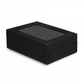 Wooden Tea Chest with window 6 compantment/hold 72 teabags This wooden tea chest is a simple yet effective addition to your cafe, coffee shop, hotel or buffet’s self service station-WTC Hannah's Variety Store