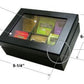 Wooden Tea Chest with window 6 compantment/hold 72 teabags This wooden tea chest is a simple yet effective addition to your cafe, coffee shop, hotel or buffet’s self service station-WTC Hannah's Variety Store