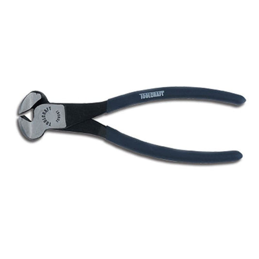 Toolcraft 8" (203mm) Cutter Plier Nipper,  made of carbon steel, handles covered with non-slip vinyl, polished body, ideal for tying and cutting wire in construction - TC0307 MEGA