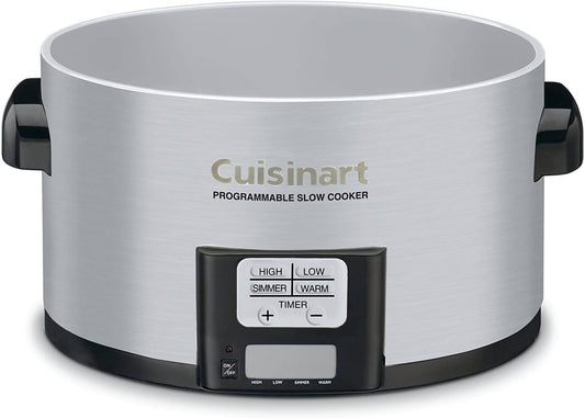 Cuisinart 3.5 Quart Programmable Slow Cooker is a traditional method that tenderizes meats and melds flavors for delicious, effortless dishes - CU-PSC-350 Pie Variety