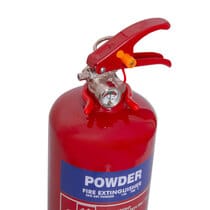Powder Fire Extinguisher - suitable for use on class A fires involving solid materials, class B fires involving flammable liquids, class C fires involving flammable gases, and fires involving electrical equipment. - 2KG -2UFE ebuystt