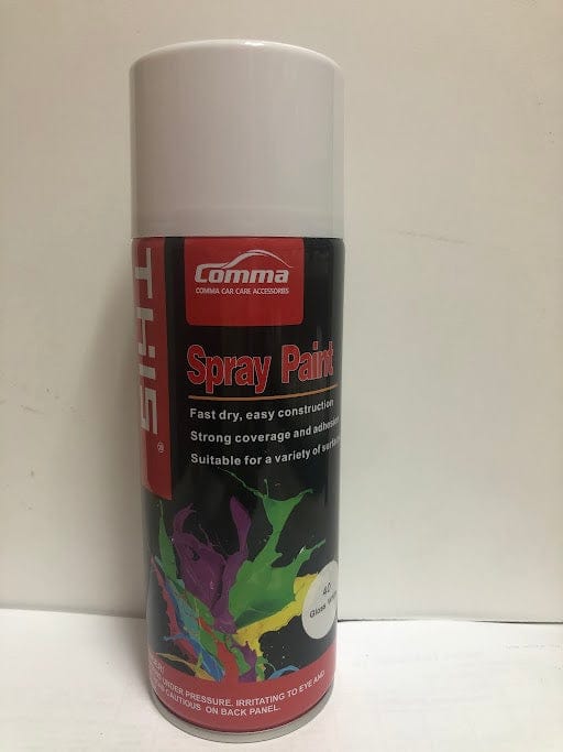 Comma Fast Drying Spray Paint: Protects against rust and will resist fading and peeling, 450ML - SP0001