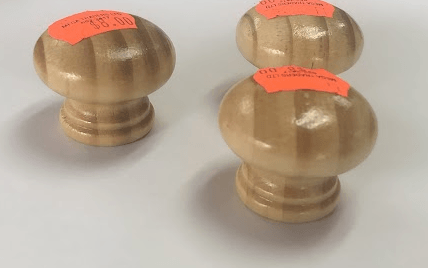 Pine Door Knobs: Perfect fixture for cupboards in kitchen, office, living room, etc. Smooth finish to avoid any accidents - KNB0099 MEGA