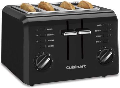 Cuisinart 4-Slice Compact Toaster (White) - CU-CPT-142 Elegant AccScents