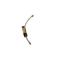 Brown's Ball Cok Nut 1/2 in. compression inlet x 7/8 in. ballcock nut outlet, flexible braided polymer water connector, corrosion resistant MEGA
