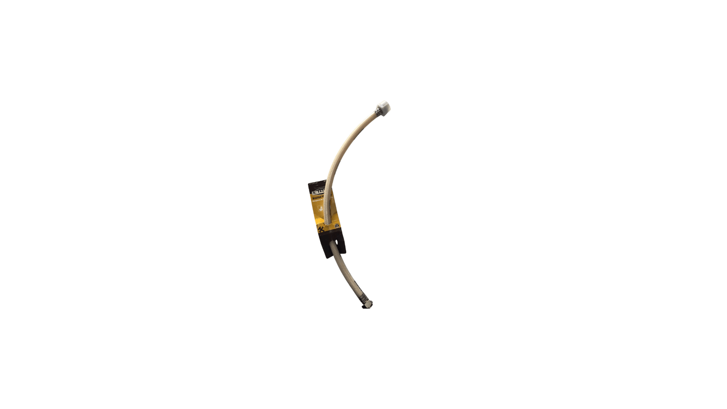 Brown's Ball Cok Nut 1/2 in. compression inlet x 7/8 in. ballcock nut outlet, flexible braided polymer water connector, corrosion resistant MEGA