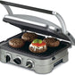 Cuisinart 5-in-1 Griddler can handle everything from pancakes and sausages to grilled cheese to steaks, hamburgers, and panini. - CU-GR-4 Pie's Variety Store