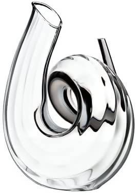 Riedel Decanter Curly Fatto A Mano lets you decant a young bottle of Cabernet for an enhanced flavor. Made from fine crystal, this carafe has a quirky curl shape that is great to use for everyday or a special occasion - 2011/00 Pie's Variety Store