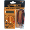 Worksite Digital Voltmeter Ammeter Ohmmeter Multimeter Volt AC DC Tester. Easy to operate, Readings indicated directly on the screen. Overhaul all kinds of circuit boards, Overload protection on all ranges.  Small and compact design- WT9048