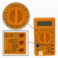 Worksite Digital Voltmeter Ammeter Ohmmeter Multimeter Volt AC DC Tester. Easy to operate, Readings indicated directly on the screen. Overhaul all kinds of circuit boards, Overload protection on all ranges.  Small and compact design- WT9048 Worksite Hand Tools